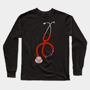 Cardiologist’s stethoscope Long Sleeve T-Shirt